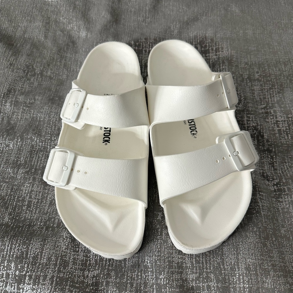 Birkenstock Arizona Eva Rubber Sandals White Size 40N